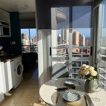 панорамная квартира с 1 спальней в бенидорме Benidorm